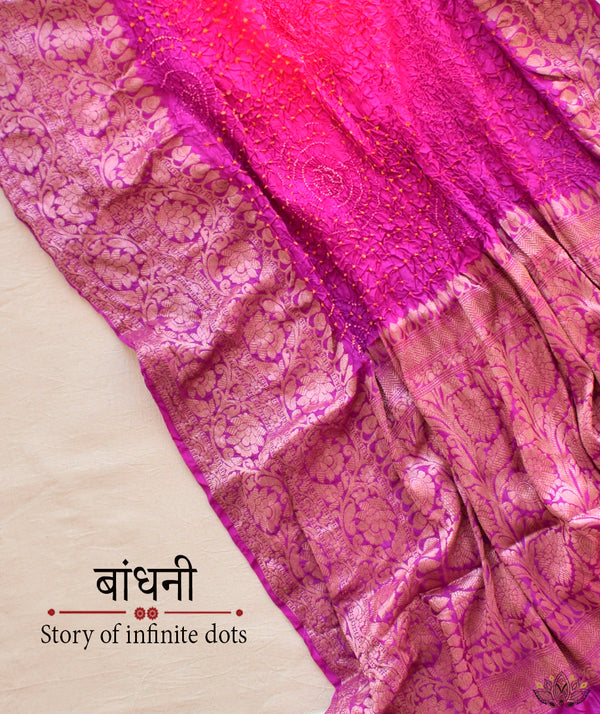 BANDHANI SILK SAREE