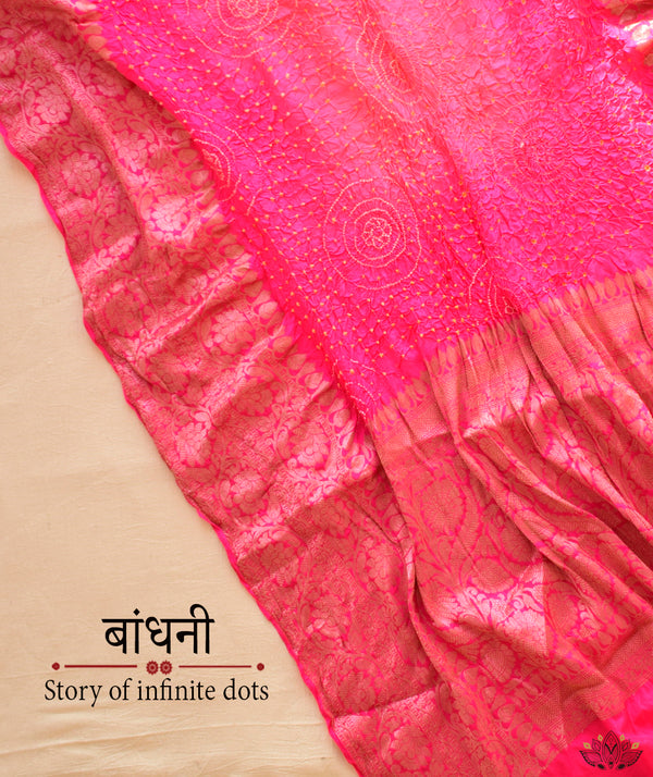 BANDHANI SILK SAREE