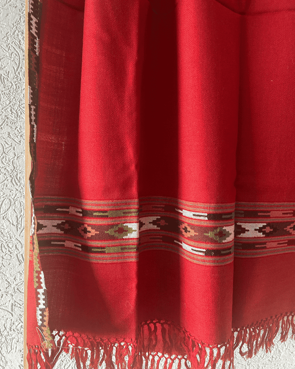 KULLU WEAVING HANDWOVEN MERINO WOOL SHAWL