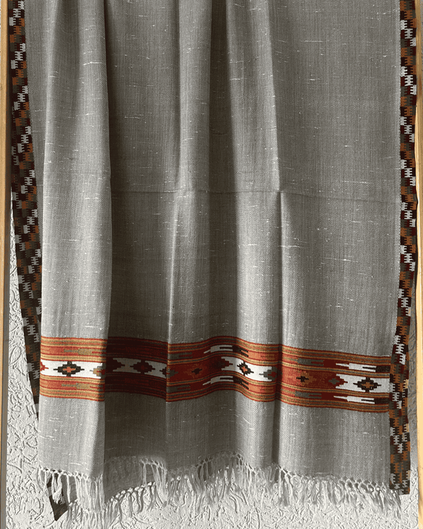 KULLU WEAVING HANDWOVEN MERINO WOOL SHAWL