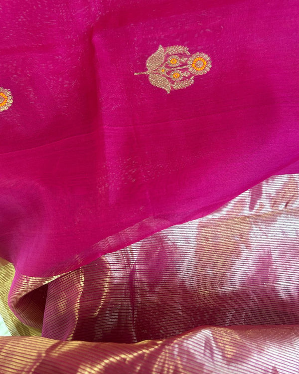 Chanderi Handwoven Saree