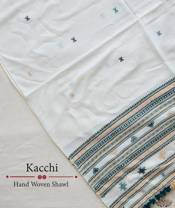 KACCHI WOOLEN HANDWOVEN SHAWL