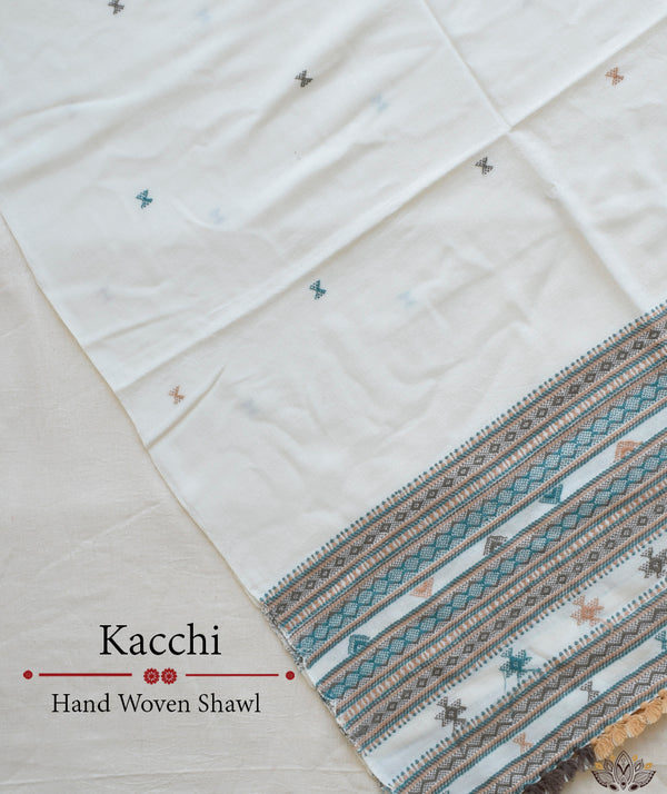 KACCHI WOOLEN HANDWOVEN SHAWL
