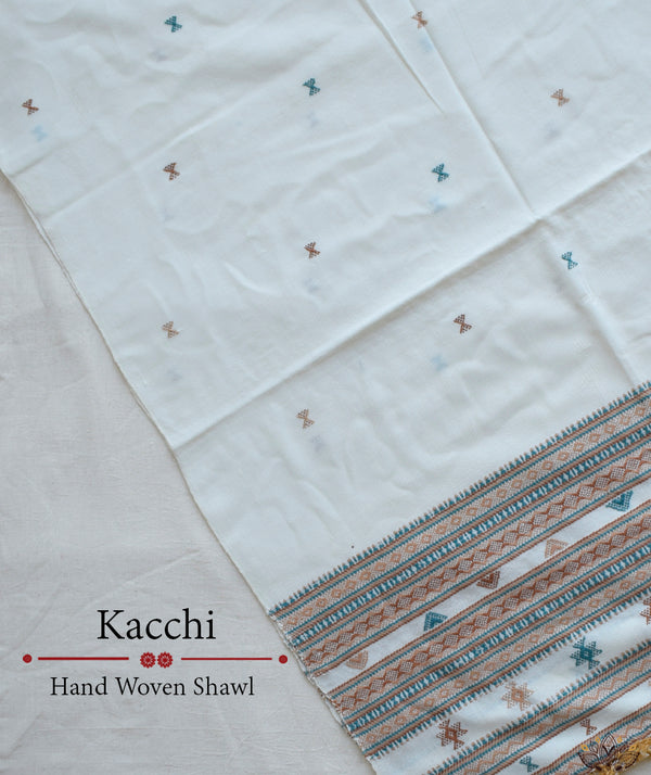 KACCHI WOOLEN HANDWOVEN SHAWL