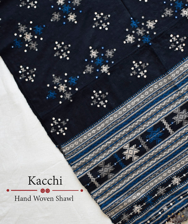 KACCHI WOOLEN HANDWOVEN SHAWL