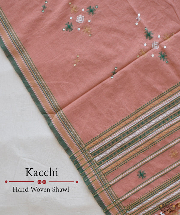 KACCHI WOOLEN HANDWOVEN SHAWL