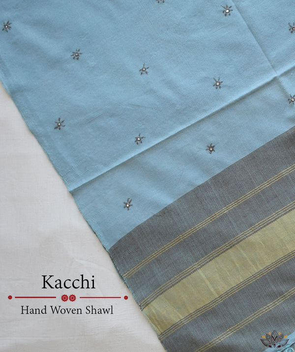 KACCHI WOOLEN HANDWOVEN SHAWL