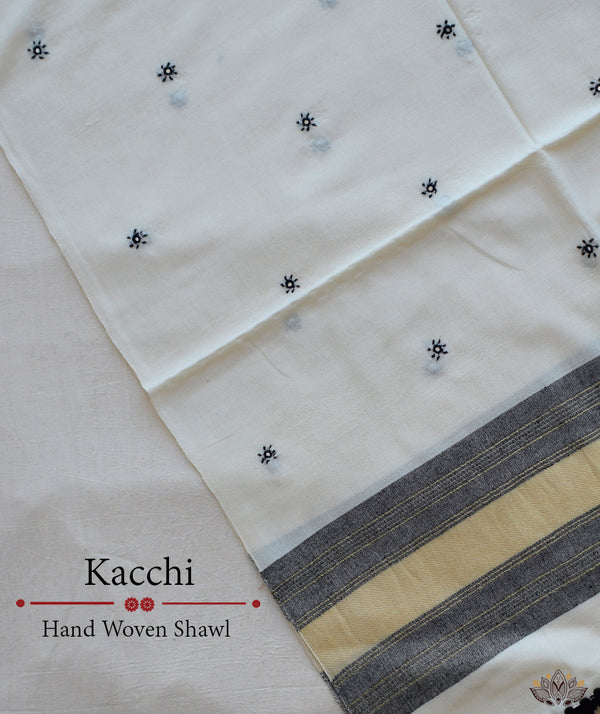 KACCHI WOOLEN HANDWOVEN SHAWL