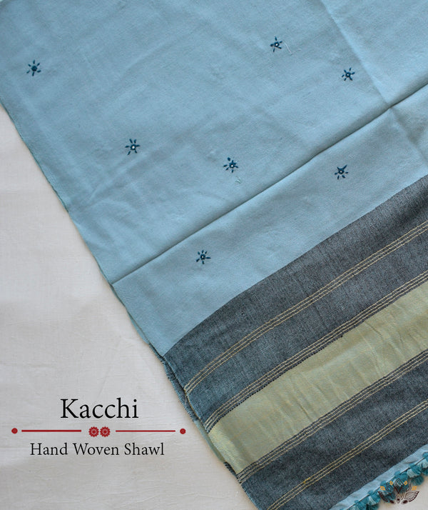 KACCHI WOOLEN HANDWOVEN SHAWL