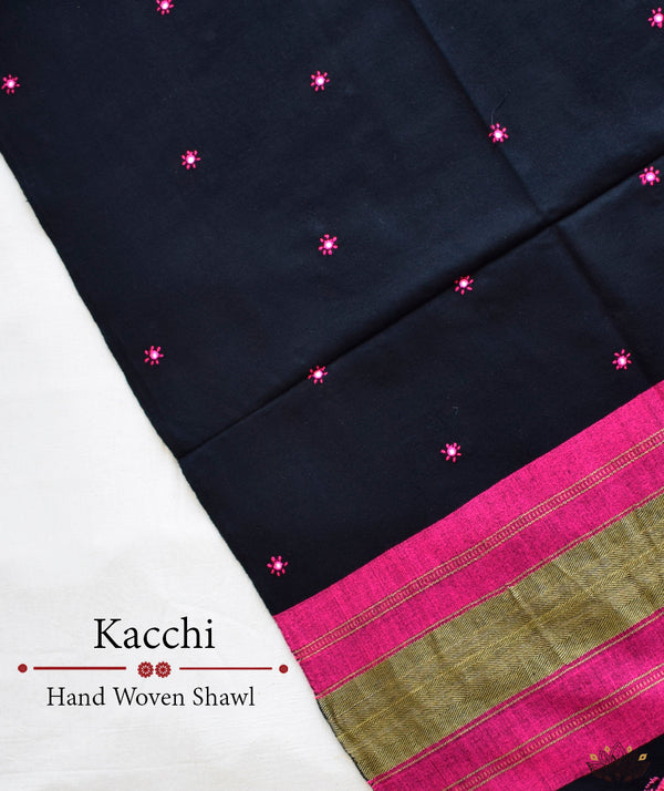 KACCHI WOOLEN HANDWOVEN SHAWL