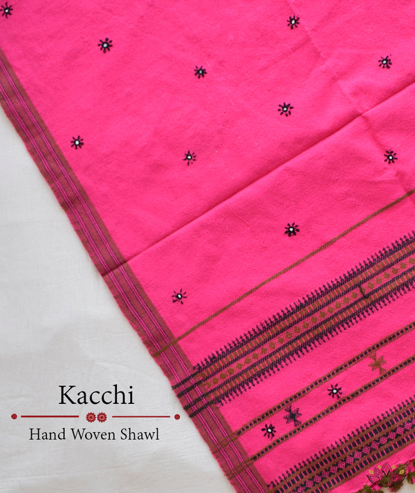 KACCHI WOOLEN HANDWOVEN SHAWL