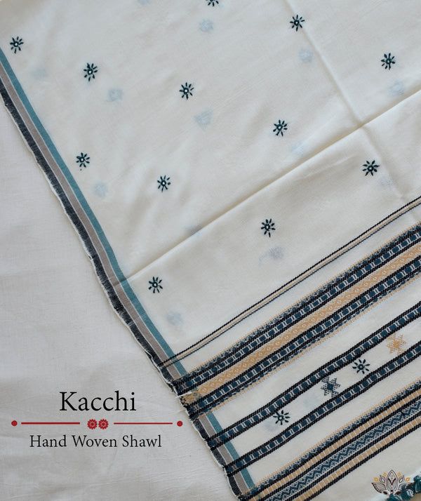 KACCHI WOOLEN HANDWOVEN SHAWL