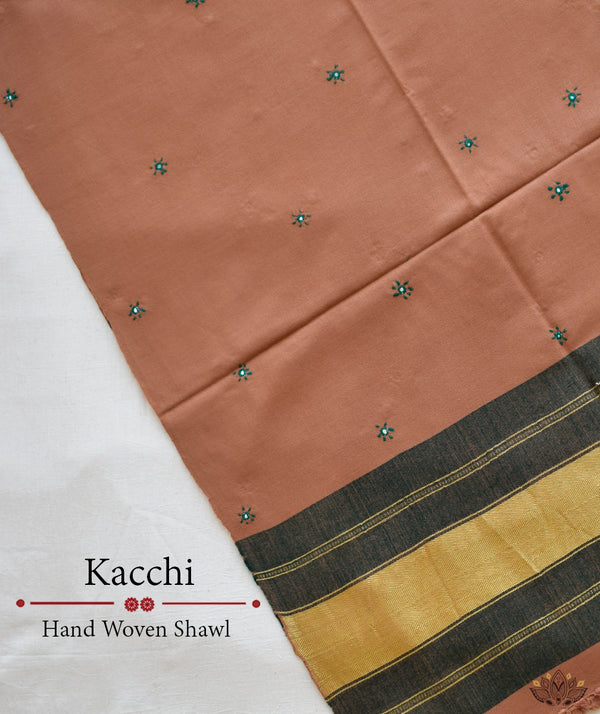 KACCHI WOOLEN HANDWOVEN SHAWL
