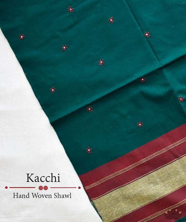 KACCHI WOOLEN HANDWOVEN SHAWL