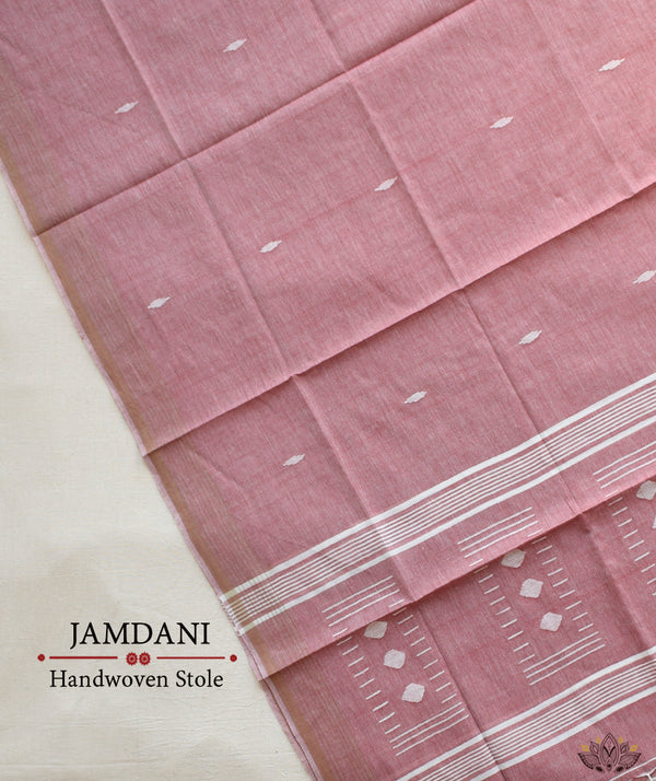 JAMDANI COTTON HANDMADE STOLE
