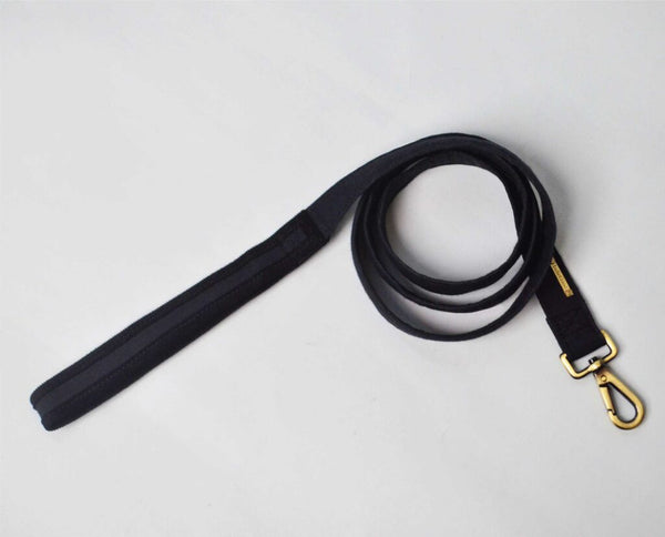 IndieGood Sturdy Canvas Dog Leash - Black