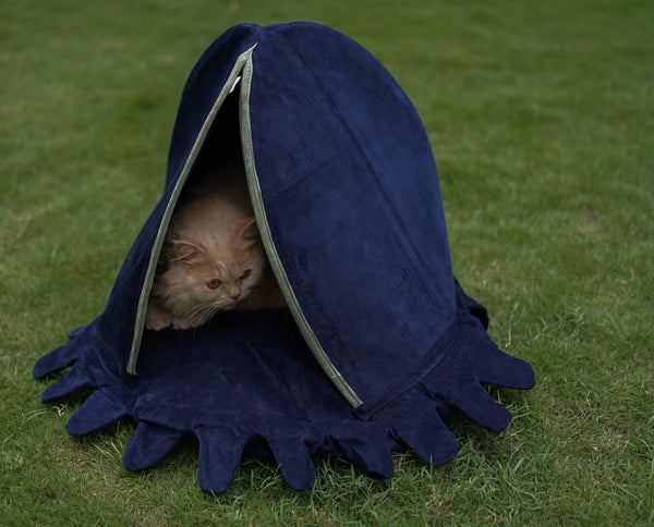 IndieGood cat Bedding Octy - Navy Blue