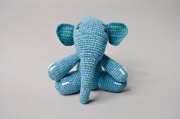 Knitted Ellie Friend-Blue