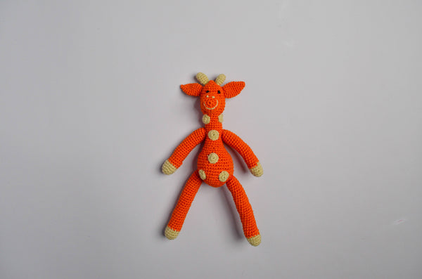 Giraffe Knitties-Orange