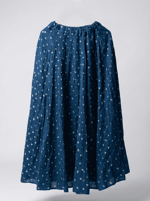 Bandhini Cotton Kali Skirt