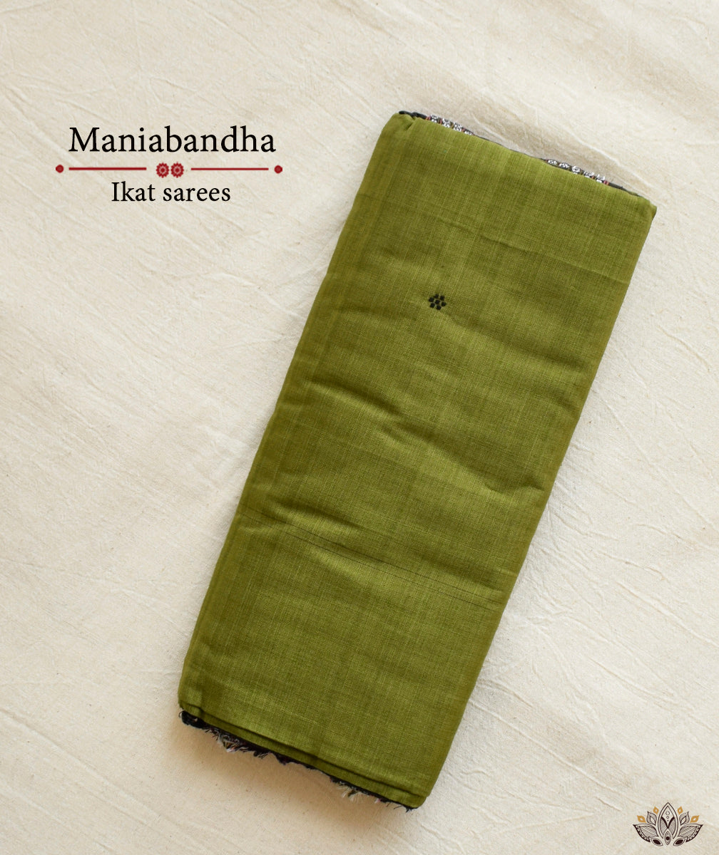 Maniabandha Single Ikat Handwoven Saree