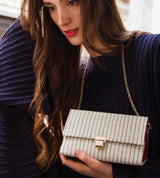 The Stripe Triangle Shoulder Bag