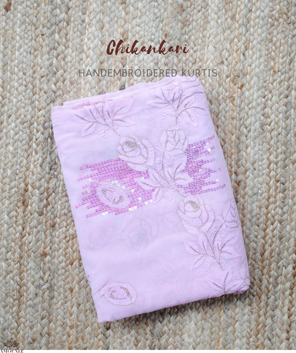 Chikankari Hand Embroidered Saree