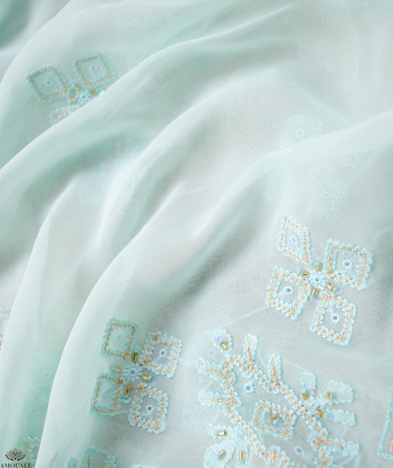 Chikankari Hand Embroidered Saree