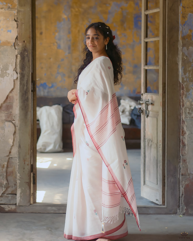 EXCLUSIVE JAMDANI COTTON HANDWOVEN SAREE