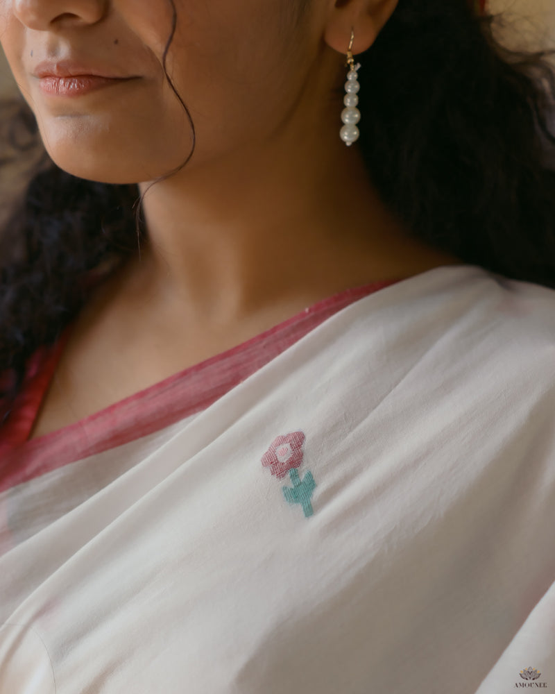 EXCLUSIVE JAMDANI COTTON HANDWOVEN SAREE