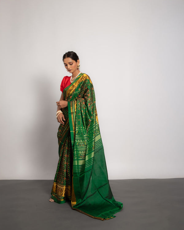 Silk Single Ikat Patola Saree