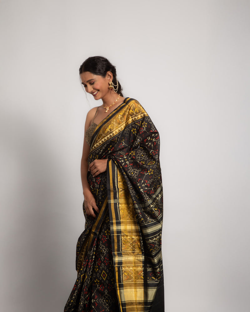 Silk Single Ikat Patola Saree