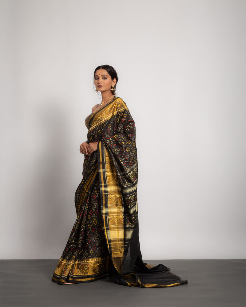 Silk Single Ikat Patola Saree