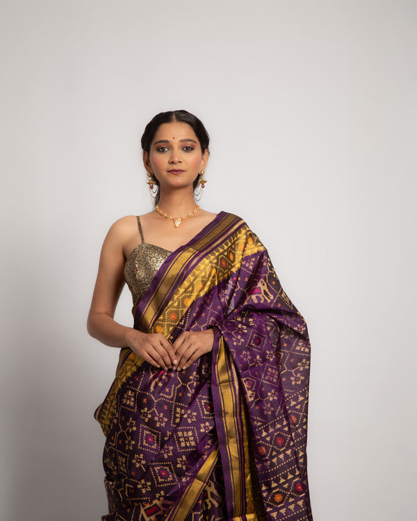 Silk Single Ikat Patola Saree