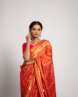 Silk Single Ikat Patola Saree