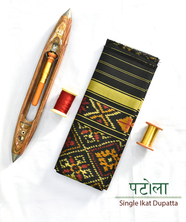 SINGLE IKAT PATOLA DUPATTA - new