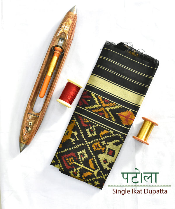 SINGLE IKAT PATOLA DUPATTA - new