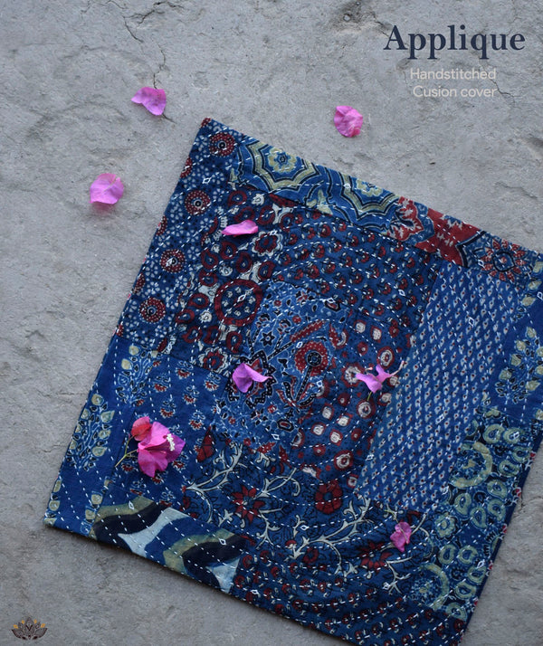 Applique Cushion cover (16*16 In)