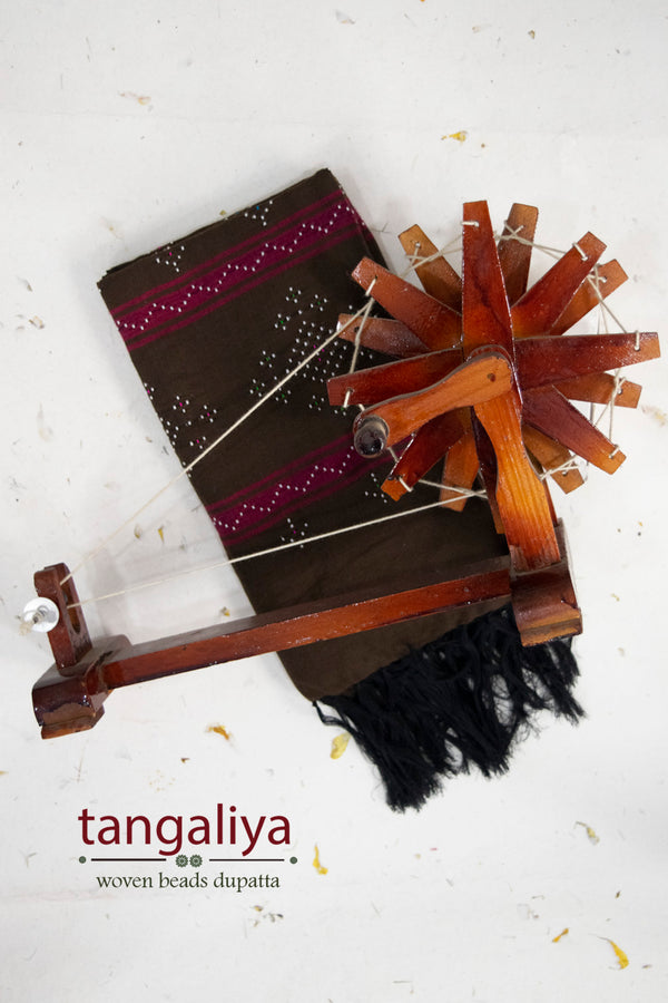 TANGALIYA COTTON HANDWOVEN DUPATTA