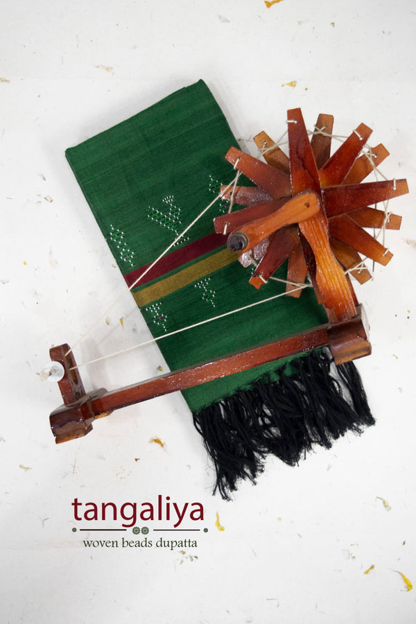 TANGALIYA COTTON HANDWOVEN DUPATTA