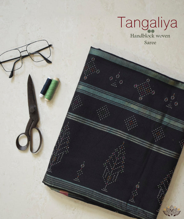 TANGALIYA COTTON HANDWOVEN SAREE