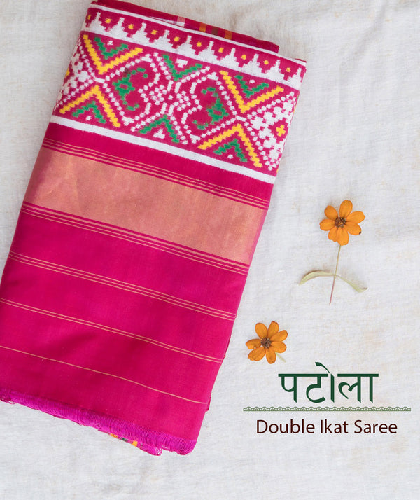 Double Ikat Patola Saree