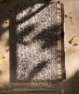 Bagru Kota cotton piping saree