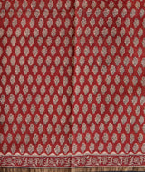 Bagru Handblock Printed Chanderi silk saree