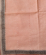 Bagru Handblock Printed Chanderi silk saree