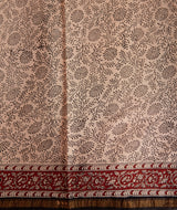 Chanderi Bagru Handblock Printed Saree