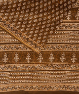 Chanderi Bagru Handblock Printed Saree