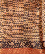 Bagru tussar silk saree