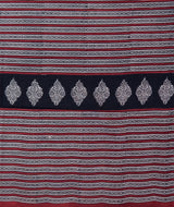 Cotton Bagru Handblock Printed Saree