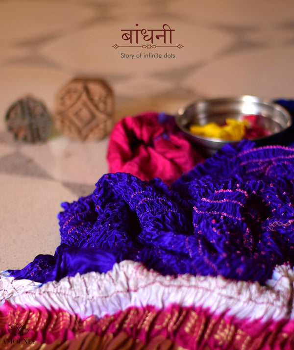 Bandhani Gajji Silk Dupatta